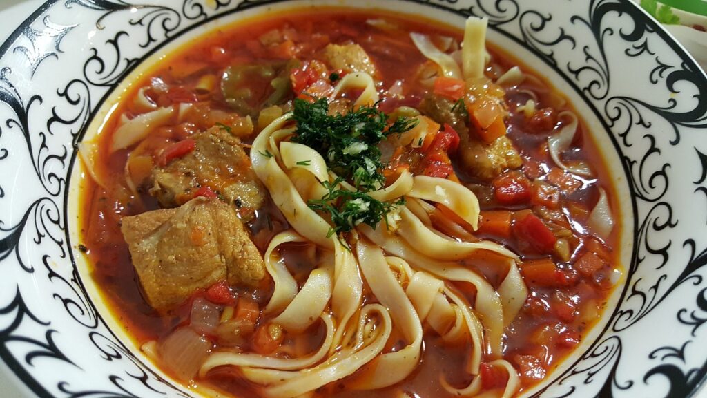 Lagman - Traditional Dish of Kazakh culture